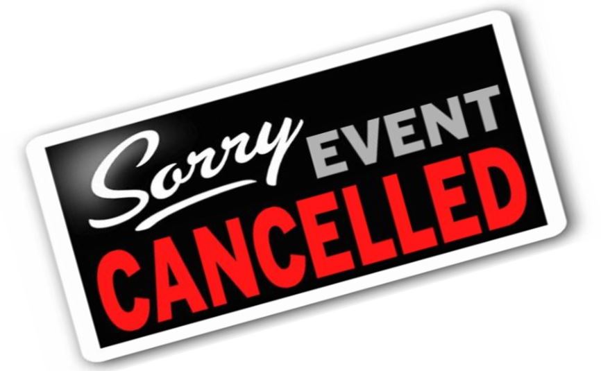 Event has been cancelled